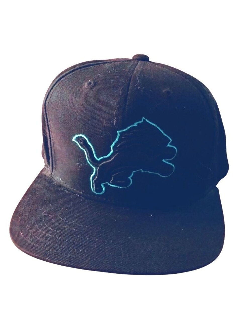 Detroit Lions Youth Cap Black Adjustable NFL Team Apparel Cotton